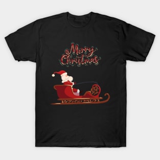 Merry Christmas Santa Funny Ugly Xmas Ugly Christmas T-Shirt